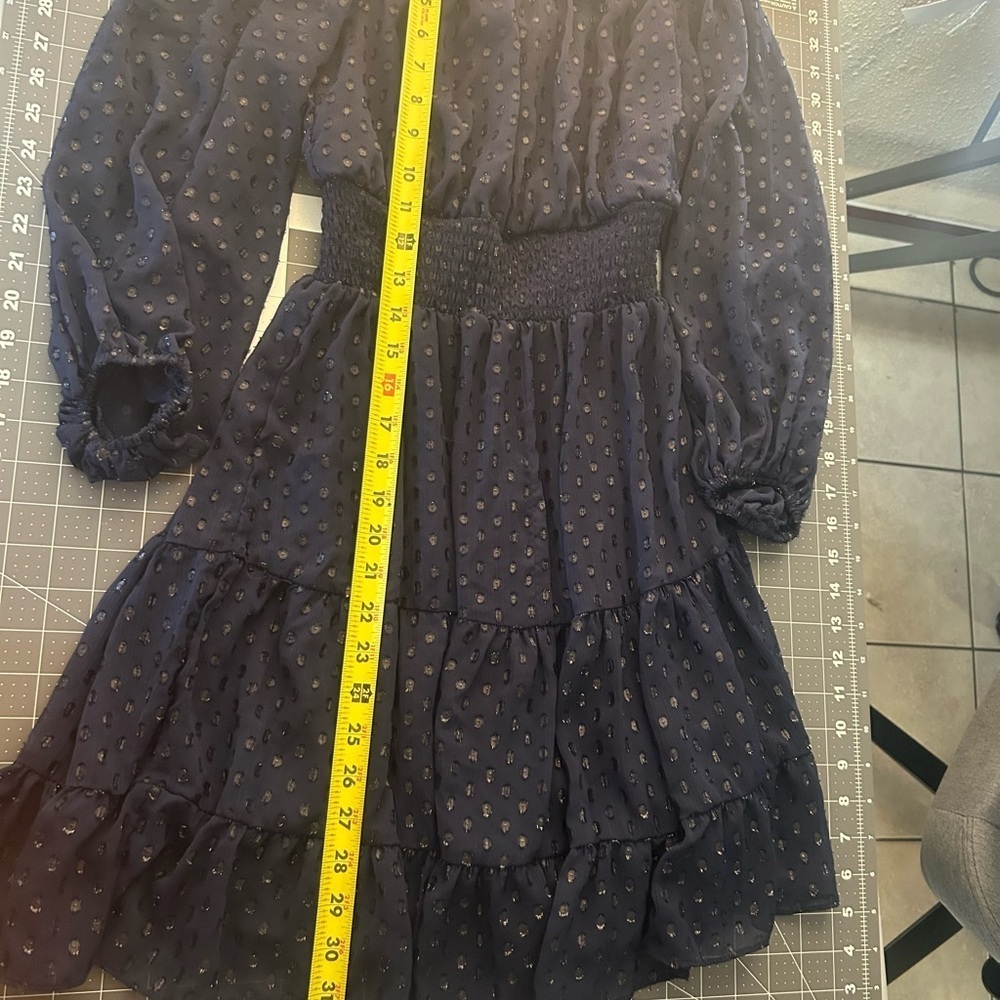 Elegant Navy Women's Casual Dress